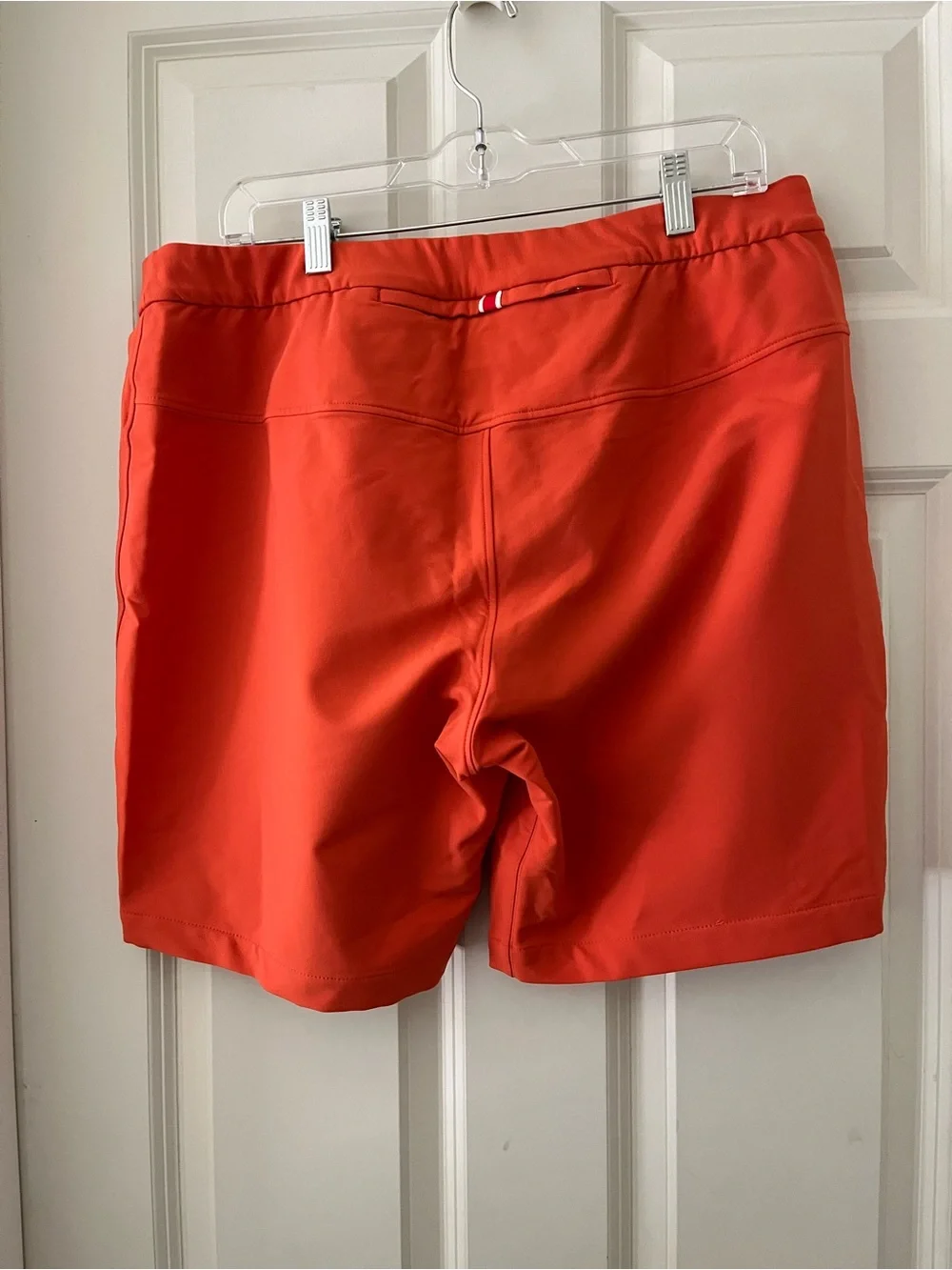 Men's Tracksmith Orange Longfellow Running Shorts  stretch size XL activewear